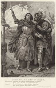 Juana de Arco y Carlos, Enrique VI, Pt I, Escena VI de Henry Courtney Selous