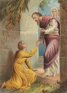 Misericordia desmayándose en la puerta de Henry Courtney Selous