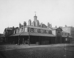 El Mercado de Oxford, Great Titchfield Street, al norte de Oxford Street, c.1880 de Henry Dixon