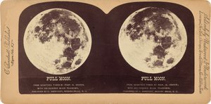 "Luna llena",1860 (foto) de Henry Draper