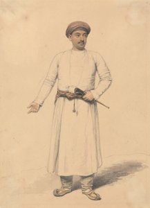 Retrato de un príncipe indio de Henry Edridge