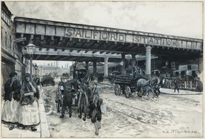 Estación de ferrocarril de Salford, New Bailey Street de Henry Edward Tidmarsh
