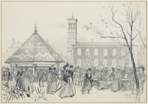 Tarde de sábado en Ardwick Green de Henry Edward Tidmarsh