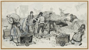 Venta de coque en la fábrica de gas de Henry Edward Tidmarsh
