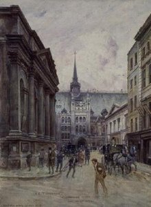 St. Lawrence Jewry y el Guildhall de Henry Edward Tidmarsh