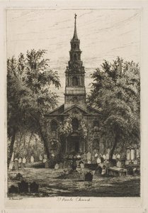 Capilla de San Pablo, Nueva York de Escenas del Viejo Nueva York