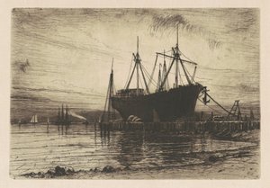 Atardecer—Bahía de Gowanus de Henry Farrer