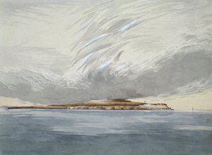 Fuerte e isla de Mackinaw, octubre de 1842 de Henry Francis Ainslie