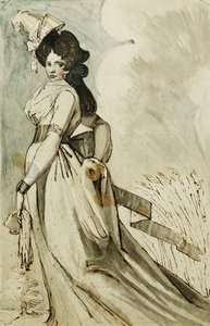 Una dama caminando de Johann Heinrich Füssli