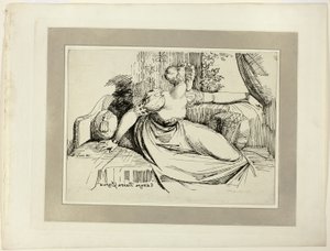Una Mujer Sentada junto a la Ventana ("Tarde Traes Todo"), del primer número de Especímenes de Poliautografía