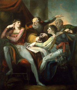 Disputa entre Hotspur, Glendower, Mortimer y Worcester, 1784 de Johann Heinrich Füssli