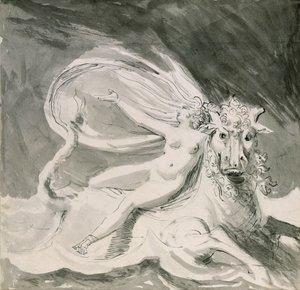 Europa y el toro de Johann Heinrich Füssli