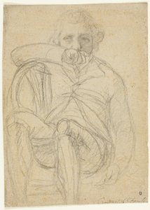 Retrato de Fuseli (anverso); Boceto de una mano (reverso) de Henry Fuseli