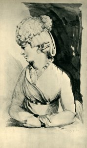 Retrato de una mujer, finales del siglo XVIII-principios del siglo XIX, 1943 de Johann Heinrich Füssli