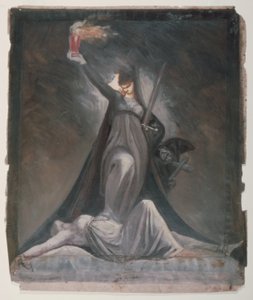 Estudio para Inquisición, Ilustración para Columbiad