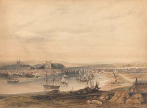 Vista de Rochester, la ciudad y el puerto