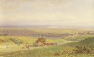 Bahía de Pevensey, Sussex, 1868 de Henry George Hine