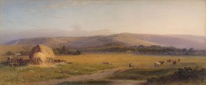 Pastos de South Downs, 1867 de Henry George Hine