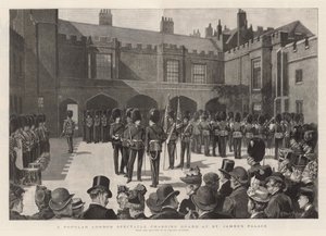Cambio de guardia en el Palacio de St James de Henry Gillard Glindoni
