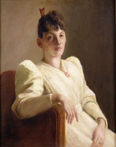 Retrato de una joven de Henry Hammond Ahl