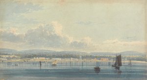 Sidmouth desde alta mar de Henry Haseler