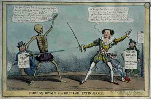 "Rivales Extranjeros por el Patrocinio Británico", pub. por John Fairburn