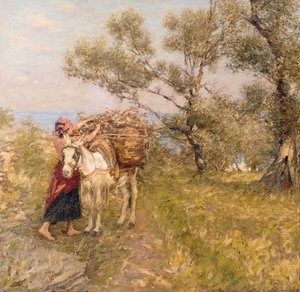 Aceitunas ligures de Henry Herbert La Thangue