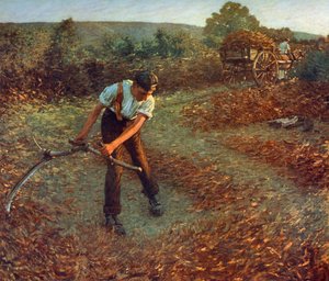 Cortando helechos, c. 1903, 1912 de Henry Herbert La Thangue
