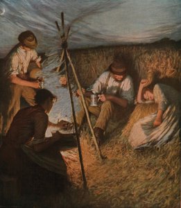 La cena de los cosechadores, 1898