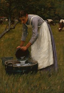 Regando las Vacas de Henry Herbert La Thangue