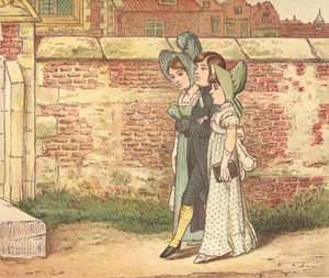 Gente yendo a la iglesia de Henry Hetherington Emmerson