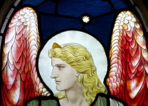 Arcángel Uriel (detalle) de Henry Holiday