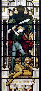 David y Goliat, 1881-83 de Henry Holiday