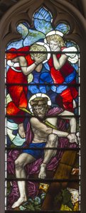 Westminster, St Margaret, James Powell & Sons, Henry Holiday, La Pasión de Cristo, 1883