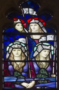 Paz en la tierra, ángeles de Henry Holiday