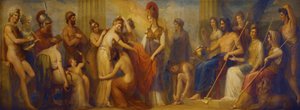 Pandora, a quien los dioses reunidos dotaron con todos sus dones, 1834 de Henry Howard
