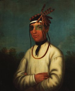 Caa-Tou-See (Chippewa) 1831 (Óleo sobre lienzo) de Henry Inman