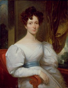 Retrato de Fanny Kemble Butler (1809-93) (óleo sobre lienzo)