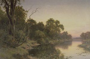 Un remanso del río Murray de Henry James Johnstone