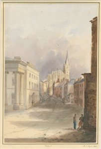 Ciudad y iglesia de Walsall, 1844 de Henry James Noyes