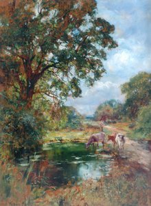 El estanque de bebida de Henry John Yeend King