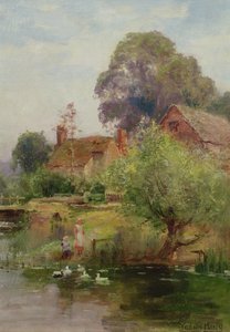 El estanque de los patos de Henry John Yeend King