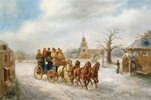 El coche de Uxbridge cerca de Hillingdon de Henry Jones