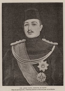 HH Abbas Pasha, Jedive de Egipto de Henry Jones Thaddeus