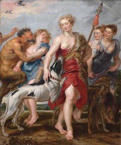 Diana y sus ninfas partiendo a la caza de Henry Joseph Redouté
