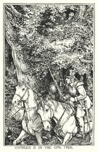 Carlos II en el roble de Henry Justice Ford