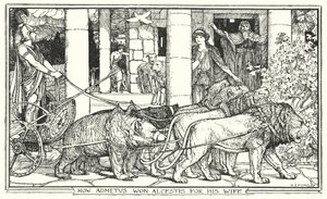 Cómo Admeto ganó a Alcestis como esposa de Henry Justice Ford