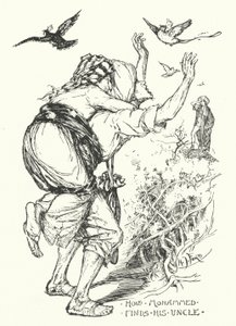 Cómo Mahoma encuentra a su tío (grabado) de Henry Justice Ford