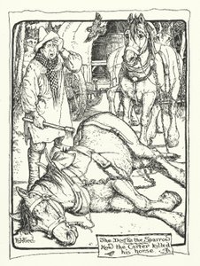Cómo el carretero mató a su caballo (grabado) de Henry Justice Ford