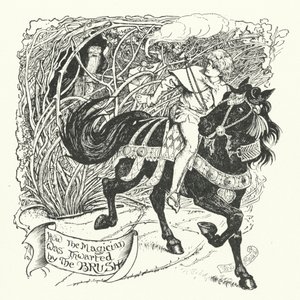 Cómo el mago fue frustrado por el pincel (grabado) de Henry Justice Ford